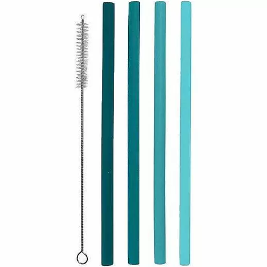 Food Network™ Cooking Utensils & Tools*Food Network 5-Pc. Aqua Smoothie Straw Set