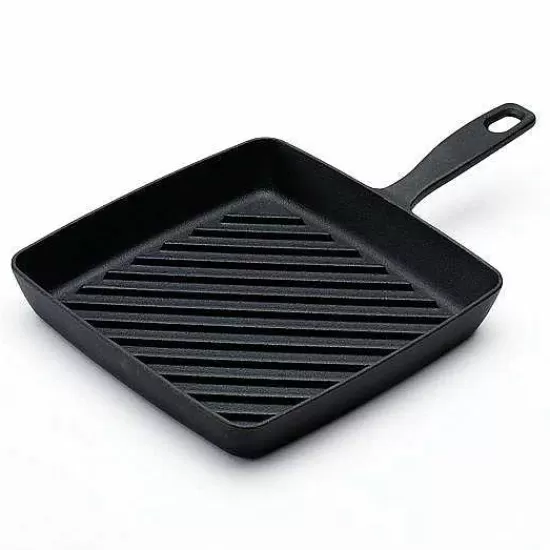 Food Network™ Cookware & Bakeware*Food Network 9.8-In. Pre-Seasoned Cast-Iron Grill Pan