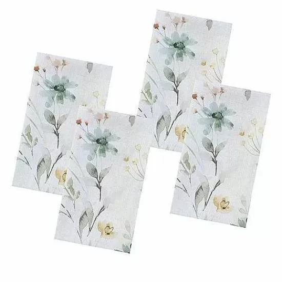 Food Network™ Table Linens*Food Network Amberly Floral Dinner Napkin 4-Pk.