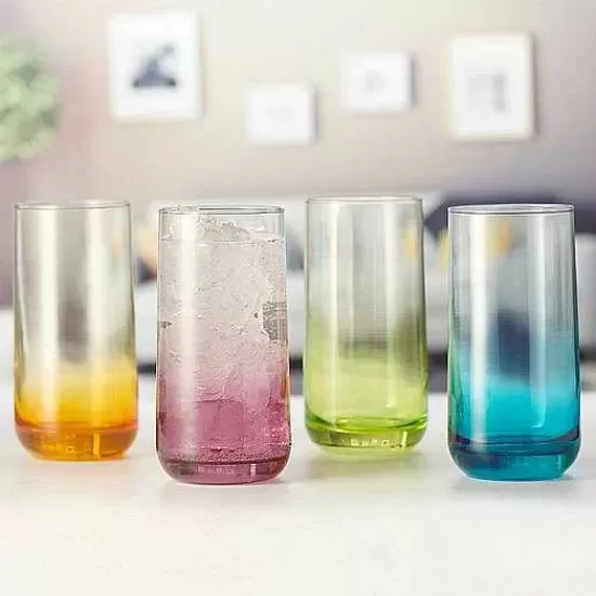 Food Network™ Drinkware & Glassware*Food Network Anja 4-Pc. Ombre Highball Glass Set