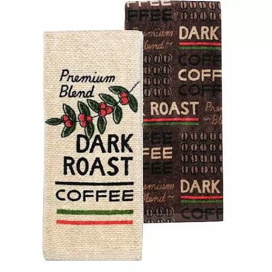 Food Network™ Kitchen Linens*Food Network Dark Roast Coffee Kitchen Towel 2-Pk.