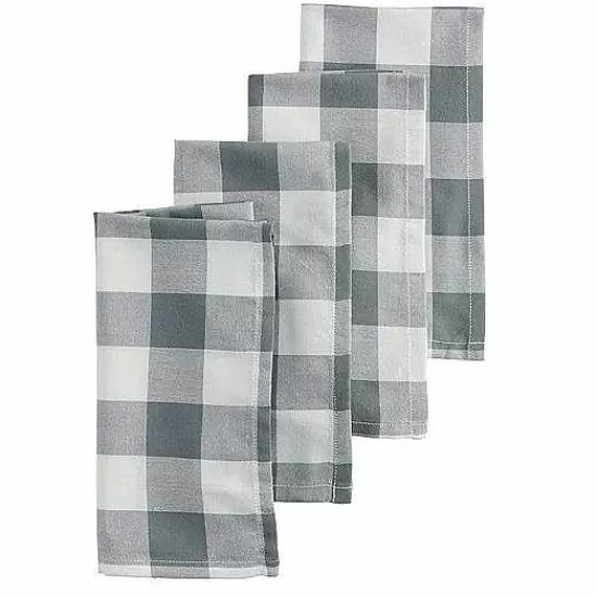 Food Network™ Table Linens*Food Network Gingham Dinner Napkin 4-Pk.