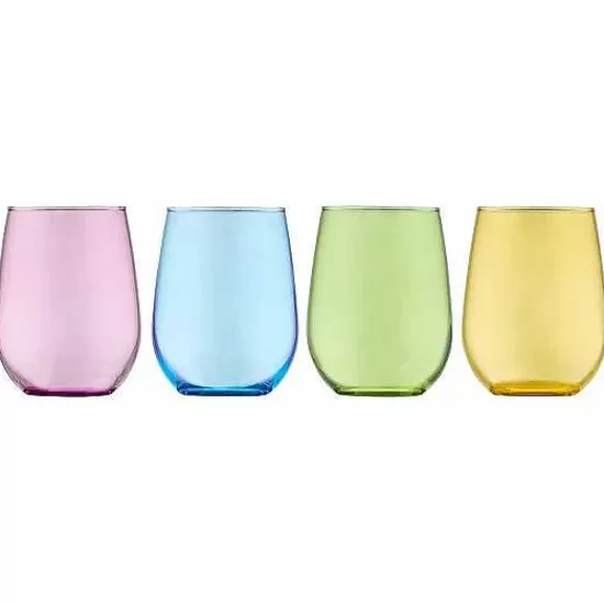 Food Network™ Drinkware & Glassware*Food Network Kalindi 4-Pc. Stemless Wine Glass Set