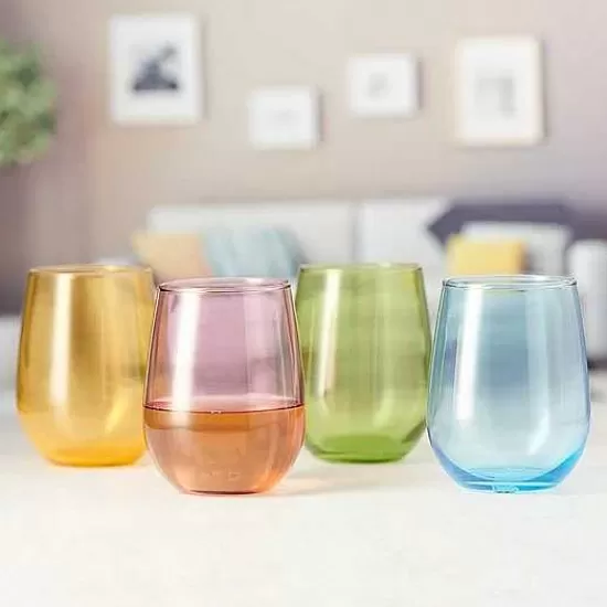 Food Network™ Drinkware & Glassware*Food Network Kalindi 4-Pc. Stemless Wine Glass Set