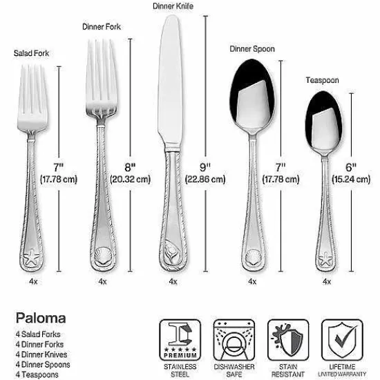 Food Network™ Flatware*Food Network Paloma 20-Pc. Flatware Set