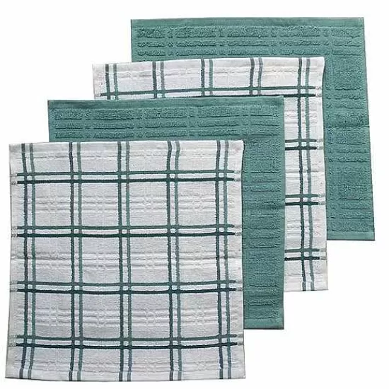 Food Network™ Kitchen Linens*Food Network Plaid Dishcloth 4-Pk.