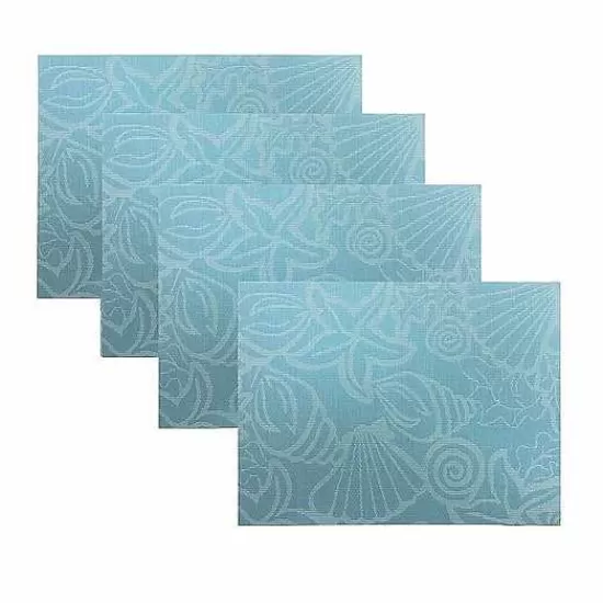 Food Network™ Table Linens*Food Network Seaside Vinyl Placemat 4-Pk.