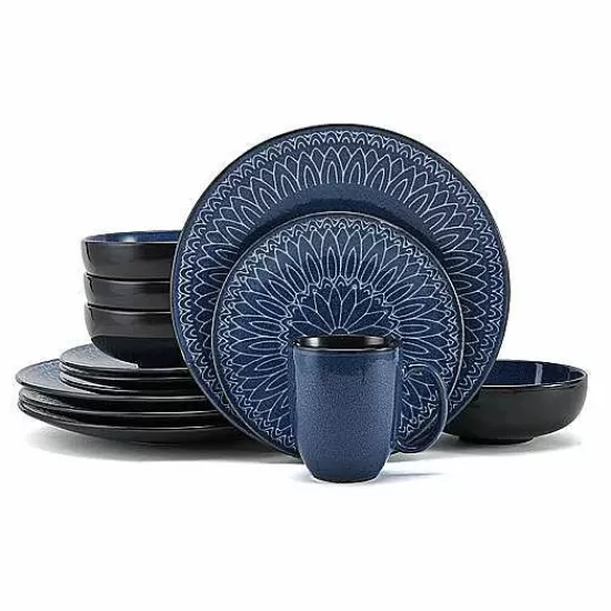 Food Network™ Dinnerware & Serveware*Food Network Tandoori Blue 16-Pc. Dinnerware Set