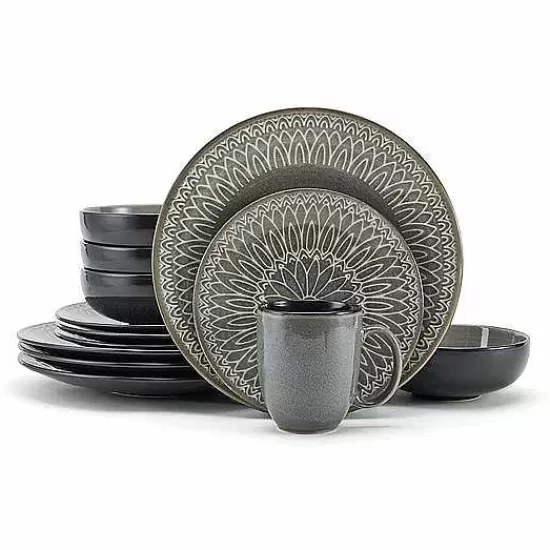 Food Network™ Dinnerware & Serveware*Food Network Tandoori Gray 16-Pc. Dinnerware Set