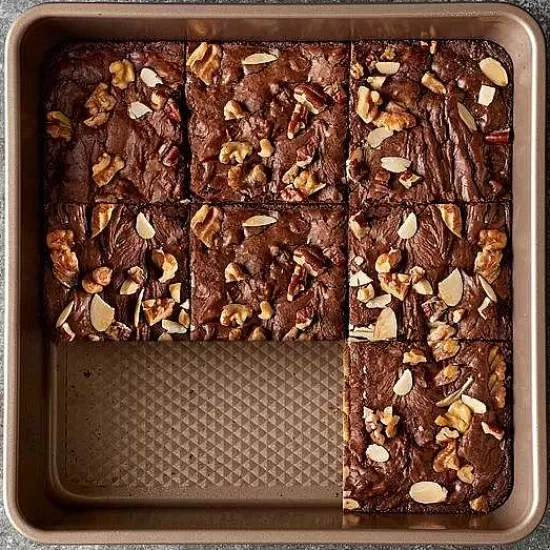 Food Network™ Cookware & Bakeware*Food Network Textured Performance Series 9-In. Nonstick Square Pan